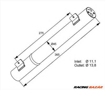 NRF 33282 - klíma szárítószűrő MERCEDES-BENZ