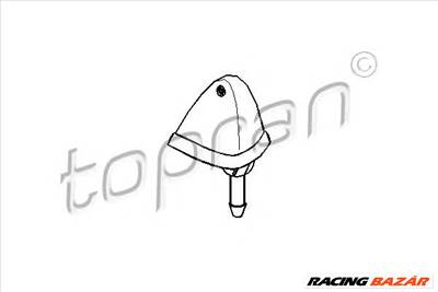 TOPRAN 103 244 - mosófúvóka, szélvédőmosó VW