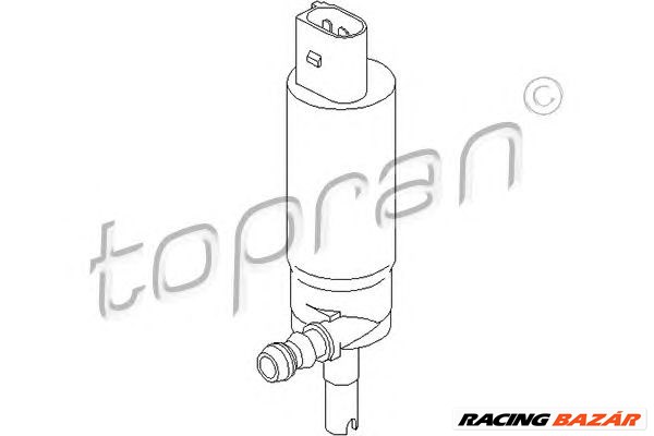 TOPRAN 110 472 - mosóvízszivattyú, fényszórómosó AUDI FORD PORSCHE SEAT SKODA VW 1. kép