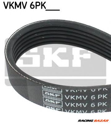 SKF VKMV 6PK1715 - hosszbordás szíj BMW FORD MINI MITSUBISHI VW 1. kép