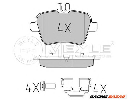 MEYLE 025 248 4818/PD - fékbetét INFINITI MERCEDES-BENZ MERCEDES-BENZ (BBDC) 1. kép