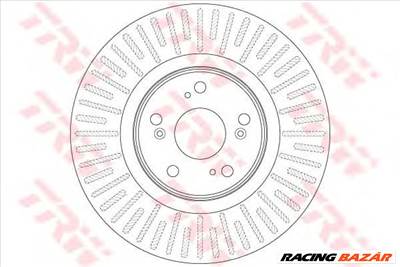 TRW DF6437 - féktárcsa HONDA