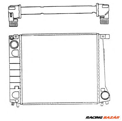 NRF 51349 - Vízhűtő (Hűtőradiátor) BMW 1. kép