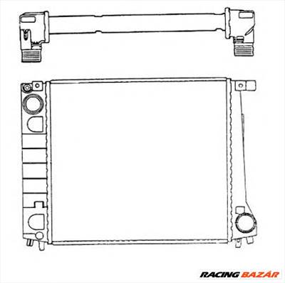 NRF 51349 - Vízhűtő (Hűtőradiátor) BMW