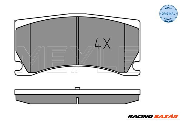 MEYLE 025 248 5115 - fékbetét JAGUAR PEUGEOT 1. kép