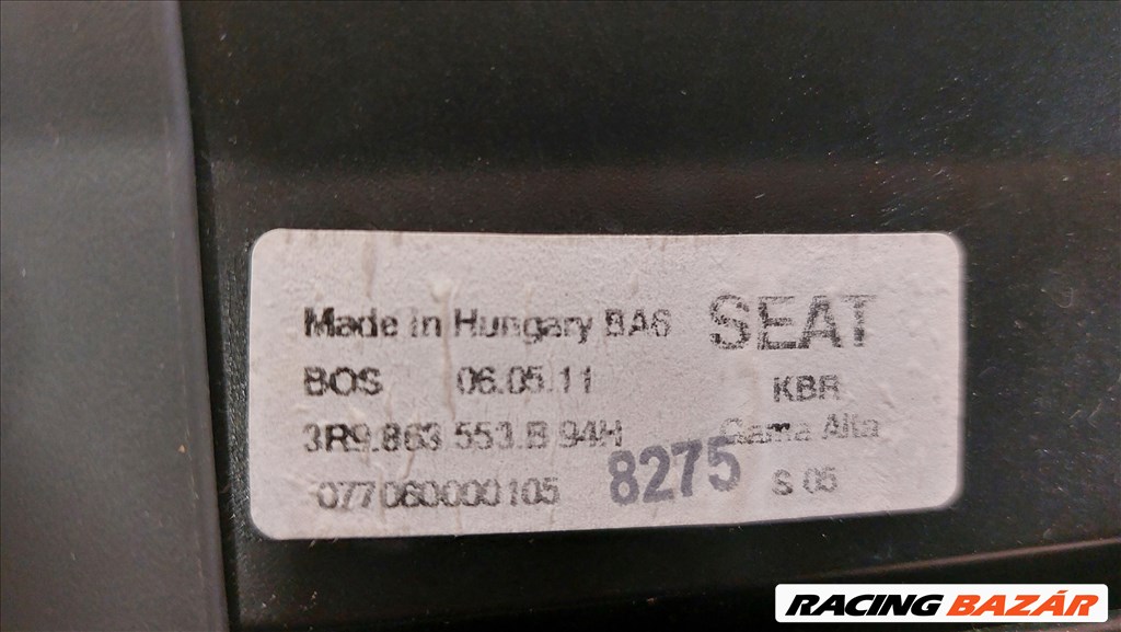 Gyári ,új szerű Seat Exeo ST 3R5 csomgtér roló  3r9863553b 4. kép