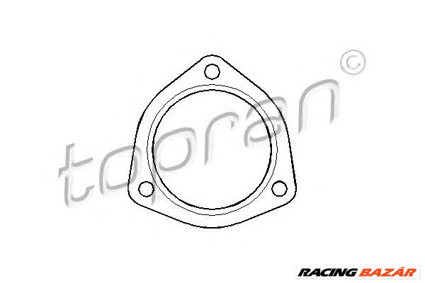 TOPRAN 107 206 - kipufogócső tömítés AUDI SEAT SKODA VW 1. kép