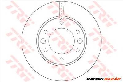 TRW DF6446 - féktárcsa HYUNDAI