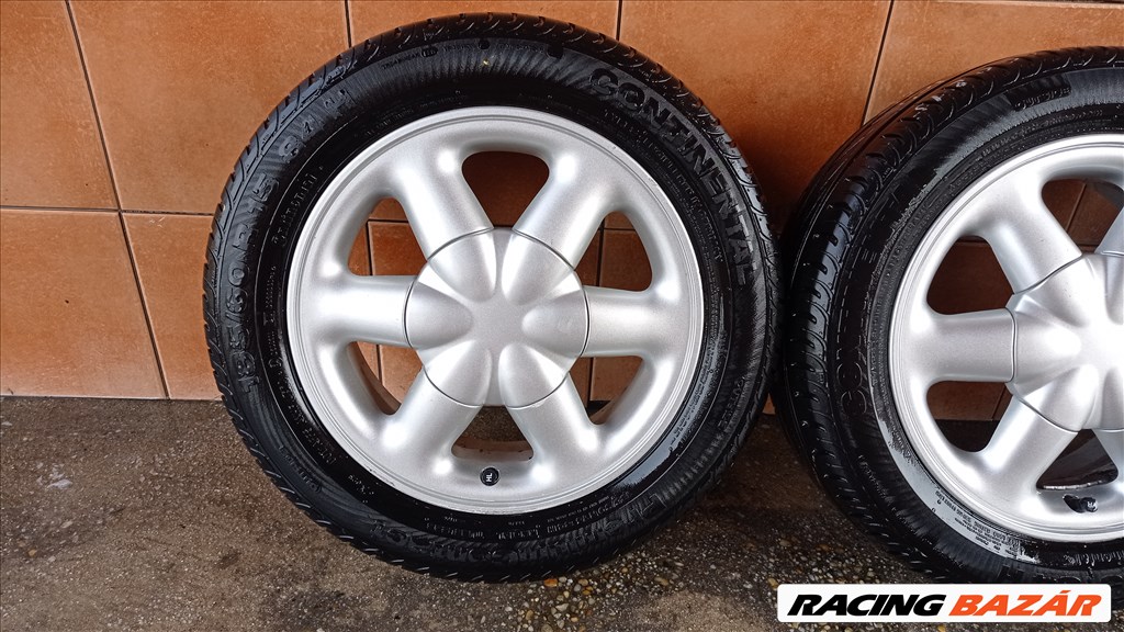 RENAULT CLIO 15" ALUFELNI 4X100 NYÁRI 185/60R15 GUMIVAL OLCSÒN!!! 4. kép