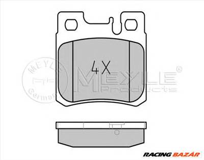 MEYLE 025 211 9715 - fékbetét MERCEDES-BENZ
