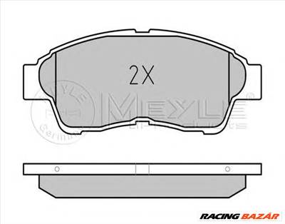MEYLE 025 216 0117/W - fékbetét TOYOTA