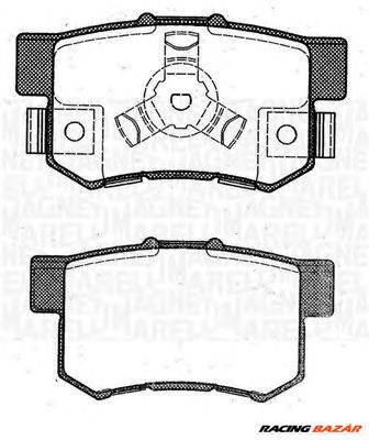 MAGNETI MARELLI 363916060463 - fékbetét ACURA HONDA HONDA (GAC)