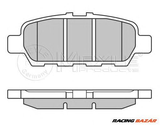 MEYLE 025 248 7113/W - fékbetét INFINITI NISSAN RENAULT SUZUKI 1. kép