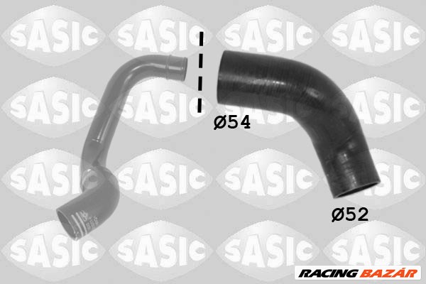 SASIC 3336279 - Töltőlevegő cső FIAT 1. kép