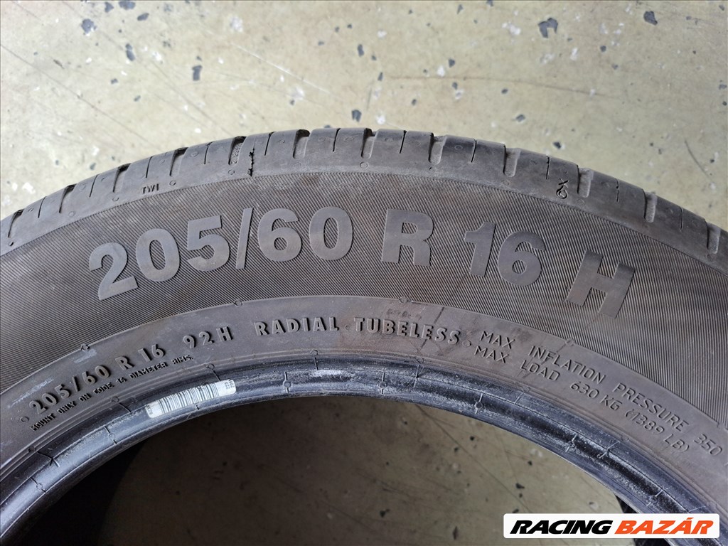 2db 205/60 R16 Continental EcoContact 5 Újszerű Nyári gumi eladó!!! (DOT2018)  15000Ft/db  4. kép