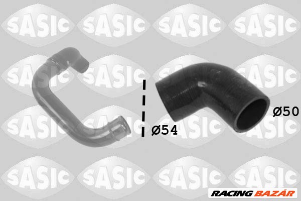 SASIC 3336280 - Töltőlevegő cső FIAT 1. kép