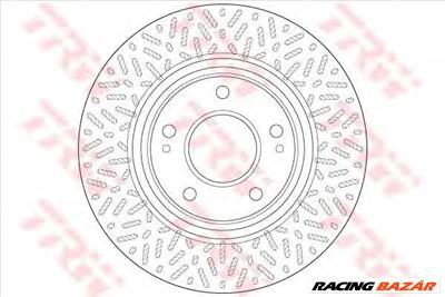 TRW DF6259 - féktárcsa MITSUBISHI