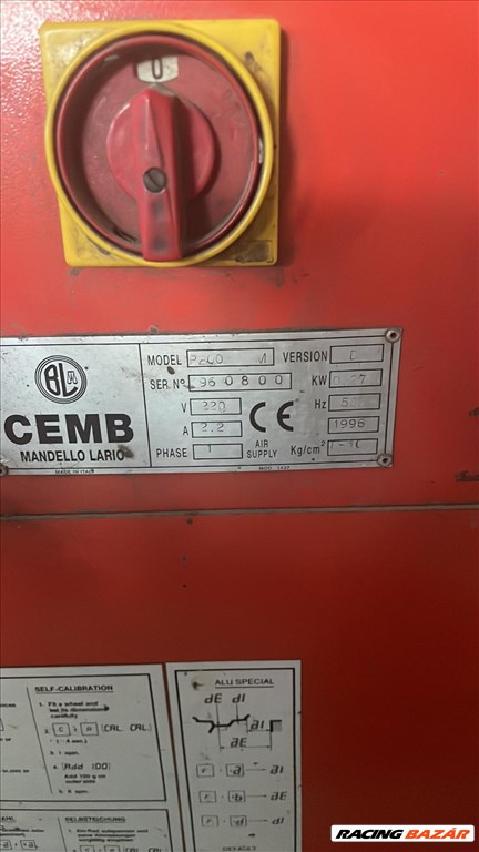 CEMB Mobil kerék centírozó gép 2. kép
