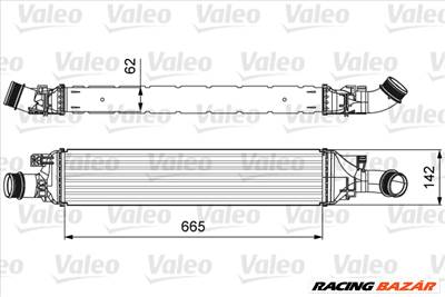 VALEO 818643 - töltőlevegő-hűtő AUDI