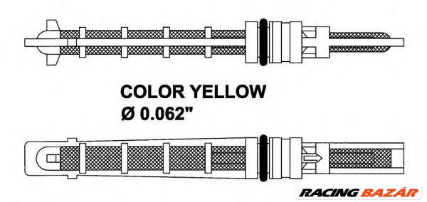 NRF 38212 - tágulószelep, klímaberendezés AUDI DAEWOO OPEL RENAULT SKODA VAUXHALL VOLVO VW 1. kép