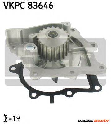 SKF VKPC 83646 - vízpumpa CITROËN DS FIAT FORD FORD USA JAGUAR LANCIA LAND ROVER MITSUBISHI OPEL PEU