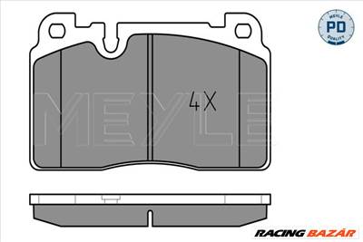 MEYLE 025 256 4316/PD - fékbetét AUDI