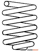 SACHS 997 615 - futómű rugó AUDI SEAT SKODA VW 1. kép