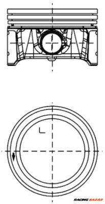 KOLBENSCHMIDT 99913601 - dugattyú SEAT SKODA VW VW (SVW)
