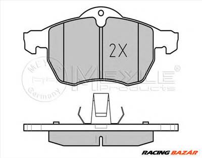 MEYLE 025 230 5719/W - fékbetét OPEL VAUXHALL