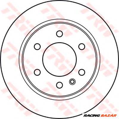 TRW DF4823S - féktárcsa MERCEDES-BENZ VW