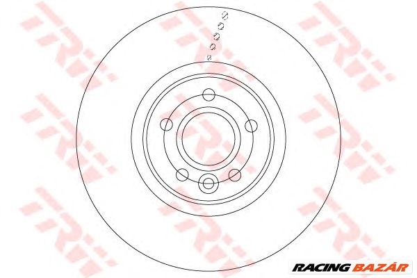 TRW DF6676S - féktárcsa VOLVO 1. kép