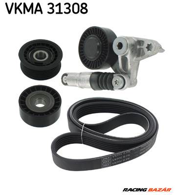 SKF VKMA 31308 - hosszbordás szíj készlet AUDI