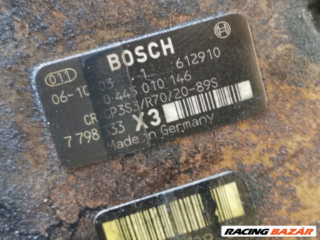 BMW X3 3.0sd nagynyomású szivattyú  7798333 bosch0445010146 2. kép