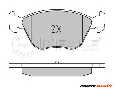 MEYLE 025 216 3619/W - fékbetét ALFA ROMEO FIAT LANCIA