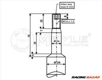 MEYLE 326 624 0002 - lengéscsillapító BMW