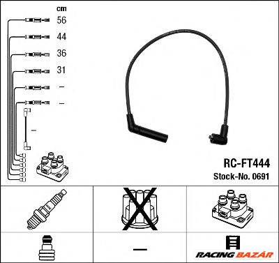 NGK 0691 - gyújtókábel szett HYUNDAI