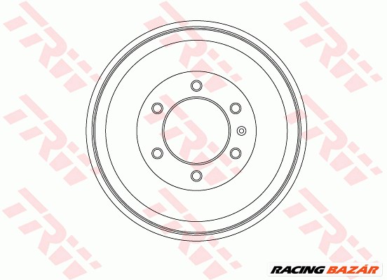 TRW DB4451 - fékdob HOLDEN ISUZU 1. kép
