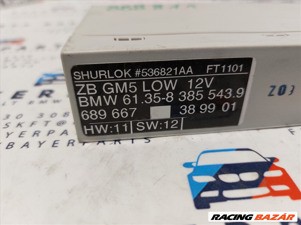 BMW E46 komfort ground modul elektronika GM 5 GM5 ZB SHURLOK LOW eladó (888811) 61358385543 2. kép