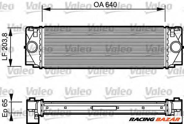VALEO 817994 - töltőlevegőhűtő MERCEDES-BENZ 1. kép