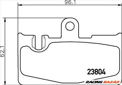TEXTAR 2380401 - fékbetét LEXUS