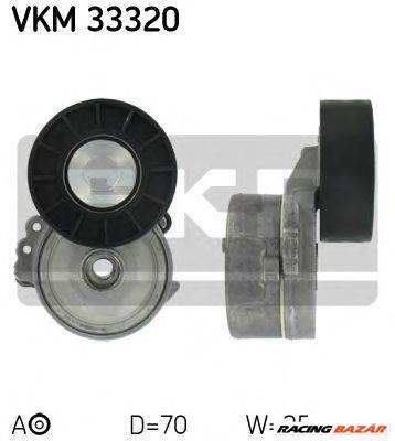 SKF VKM 33320 - hosszbordásszíj feszítőgörgő CITROËN FIAT FORD FORD AUSTRALIA LANCIA PEUGEOT VOLVO