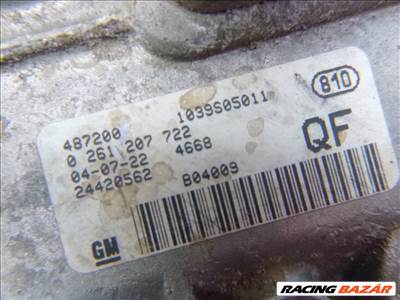 Opel Astra H 2005, 1,4 Z14XEP motorvezérlő GM 24420652 QF, 0 261 207 722