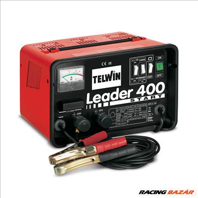 Telwin Akkumulátor töltő és indító Leader 400 Start 230V 12-24V - 807551