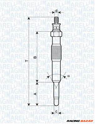 MAGNETI MARELLI 062900017304 - izzítógyertya OPEL RENAULT VAUXHALL