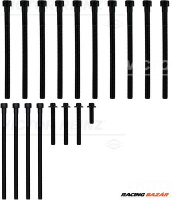 Kit Boulon De Culasse REINZ 14-32093-01 - Longueur 95mm, Filetage M9 - Pour FIAT, LANCIA