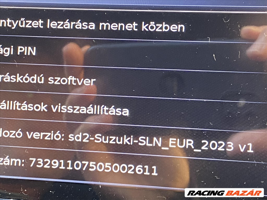 Legújabb Suzuki Navigáció 2023! Teljes Európa Gps kártya+Teljes Európa traffipax jelzés a kártyán! 12. kép