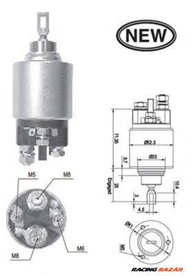 MAGNETI MARELLI 940113050555 - önindító mágneskapcsoló BMW