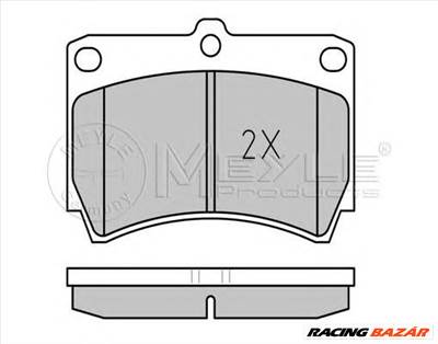 MEYLE 025 216 5415/W - fékbetét KIA MAZDA