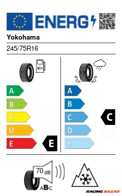 Yokohama Geolandar A/T G015 OWL 245/75 R16 109T off road, 4x4, suv négyévszakos gumi 2. kép