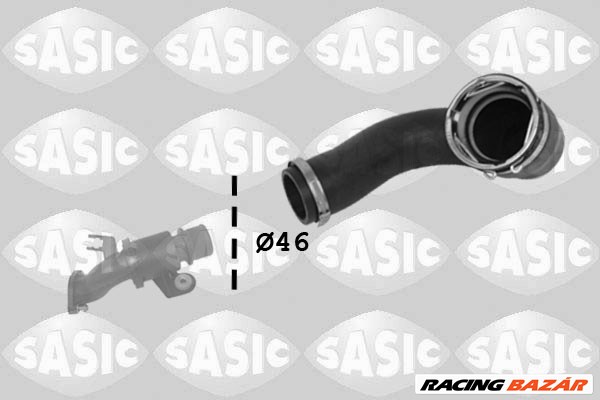 SASIC 3336312 - Töltőlevegő cső ALFA ROMEO 1. kép